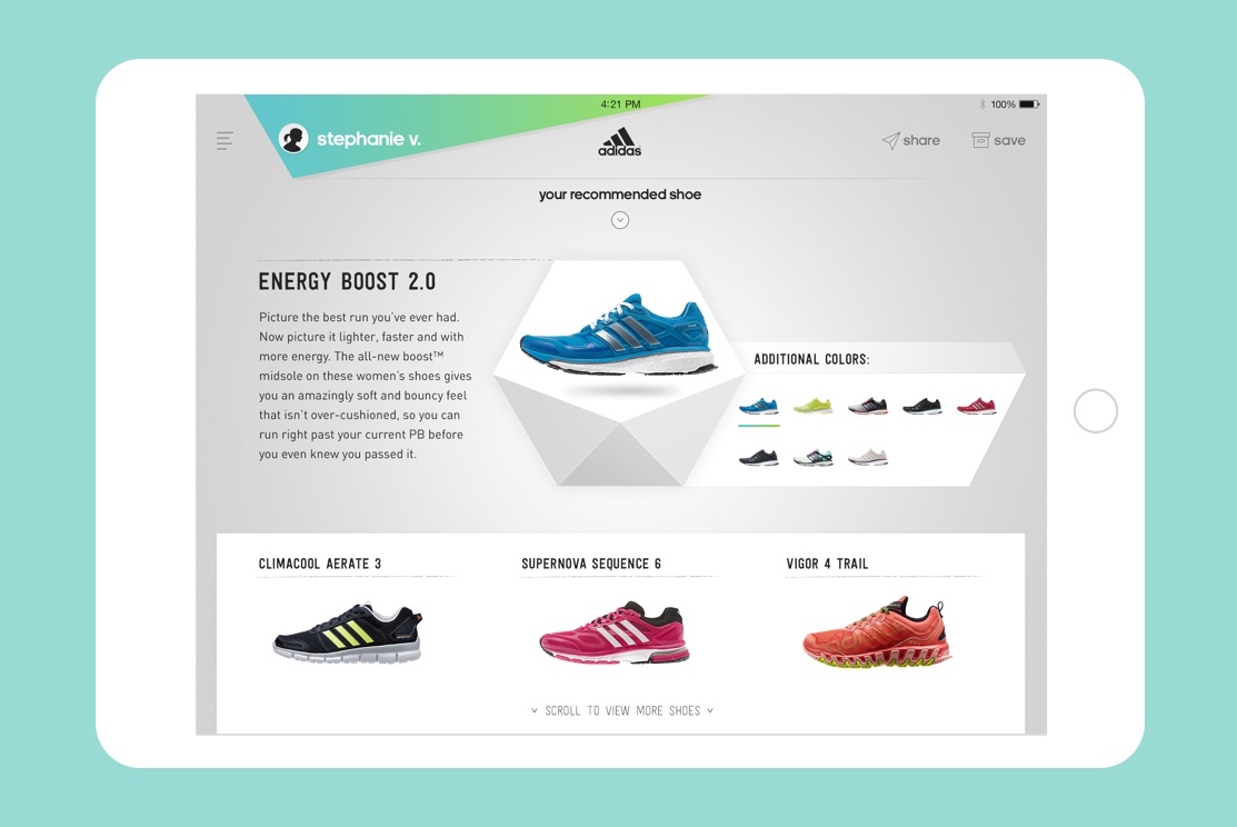 landing page for adidas shoes