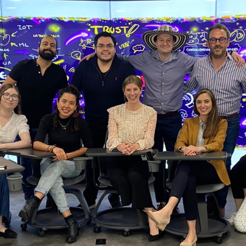 team of people in office